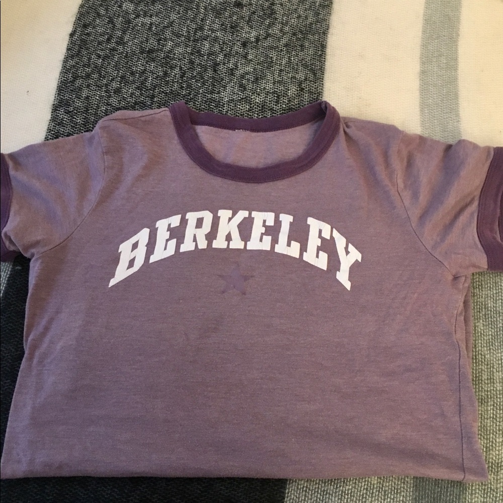 Purple Berkeley University tee